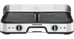 Rommelsbacher BBQ 2025 čierna-nerezová / Elektrický stolný gril / 2000 W / 2 grilovacie zóny (TISCHGRILL BBQ 2025)