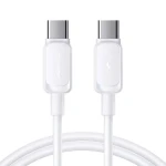 Joyroom S-A14 Nabíjací kábel USB-C(M) - USB-C(M) 60W 1.2m biela (6956116702663)