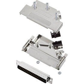 Encitech D45PK-M-37-DBP-K 6355-0009-04 sada D-SUB kolíkové lišty 45 ° Pólov: 37 spájkovaný 1 sada; 6355-0009-04
