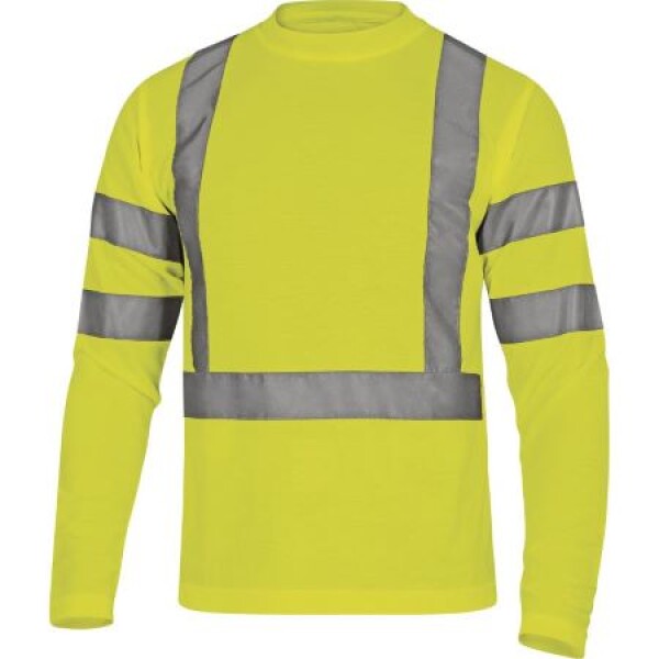 DELTA PLUS Reflexné pracovné tričko STAR Farba: Žltá fluo, Veľkosť: S (STARJAPT)