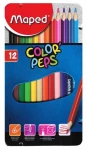 Maped Pastelky trojhranné Color#39;Peps 12ks v plechovej krabičke (25529)