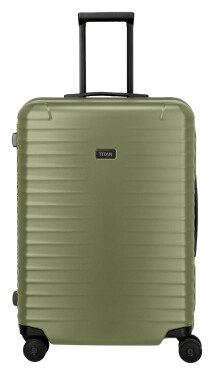 Stredný škrupinový kufor Titan Overseas M plus Forest green