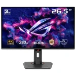 26,5" Asus ROG Strix OLED XG27UCDMG čierna / Monitor / QD-OLED / 4K UHD 3840x2160 / 240Hz / 0,03ms (90LM0B20-B01971)