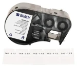 BRADY Samolaminovacie vinylové štítky s vysokou priľnavosťou / Štítky do tlačiarne / 19,05 x 25,4 mm / biele / 200 ks (M4-48-417)