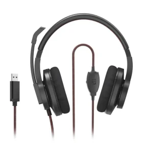 HAMA PC Office Headset HS-USB400 V2 čierna / slúchadlá s mikrofónom (139937)