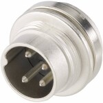 Amphenol T 3477 000 guľatý faston, 1 ks; T 3477 000