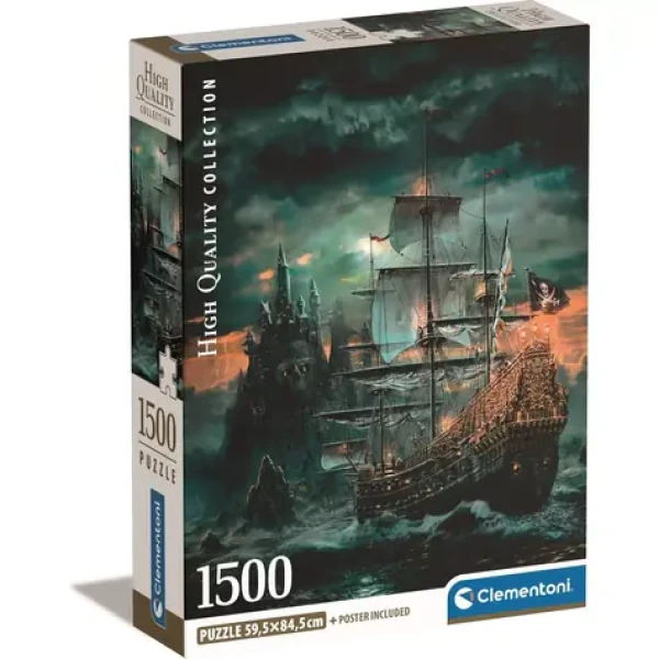 Clementoni PUZZLE Pirátska loď