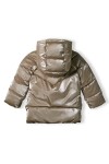 Dievčenský prešívaný kabát Puffa s kožušinovou podšívkou, Minoti, 16coat 20, hnedý - 158/164 | 13/14let