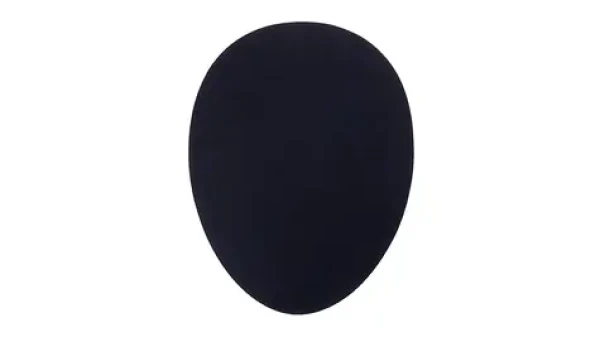 BakkerElkhuizen The Egg Ergo čierna / Podložka pod myš / ergonomická / 230 × 300 mm (BNEEMP)