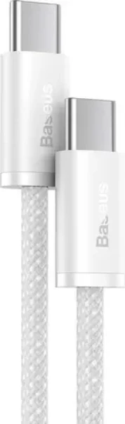 Baseus CALD000202 Kábel USB-C (M) - USB-C (M) 1 m biela / 100W (CALD000202)