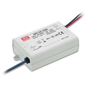 MEAN WELL APC-25-700 LED driver konštantný prúd 25.2 W 0.7 A 11 - 36 V/DC bez možnosti stmievania, ochrana proti prepätiu; APC-25-700