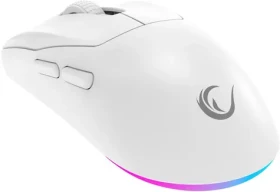 Rampage Prote M5 Pre biela / Herná bezdrôtová myš / optická / 26000 DPI / RGB LED / 1000 Hz (PROTEM5PRO-WHITE)