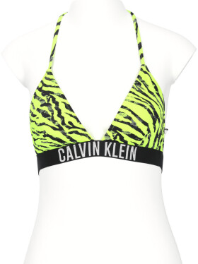 Dámska plavková podprsenka KW0KW02331 OIC neon yellow printed Calvin Klein