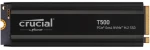 CRUCIAL T500 Heatsink 2TB / M.2 SSD 2280 / PCIe 4.0 / 3D NAND TLC / R:7400MBs / W:7000MBs / 5y (CT2000T500SSD5)