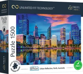 Trefl - Puzzle - UFT Cityscape. Odraz mesta Perth, Austrália
