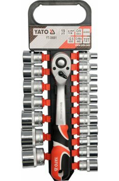 YATO YT-38681 / Gola súprava 1|2 19 ks (YT-38681)