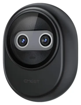 EMEET Piko čierna / Webkamera / 4K / Duálny objektív / 3 mikrofóny / USB-C (E3141)