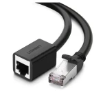 Ugreen 11281 Predlžovací kábel RJ45 (M) - RJ45 (F) CAT6 FTP 2m čierna (6957303882816)