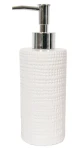 Spirella VENISE dávkovač mydla biely / keramika / 360 ml