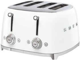 SMEG TSF03WHEU biela / Hriankovač / 2000 W / 4 sloty / 4 hrianky / 6 stupňov opečenia (TSF03WHEU)