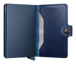 Kožená mini peňaženka Secrid Miniwallet Crisple Navy