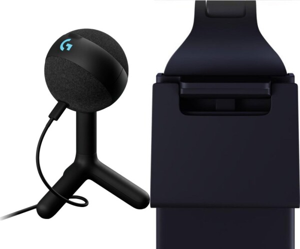 Logitech G Yeti Orb czarny (988-000551) + Lampa Litra Glow