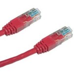 PremiumCord Patch kábel UTP RJ45-RJ45 CAT6 10m červená (sp6utp100R)