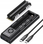 Graugear GRAUGEAR externe Docking M.2 NVMe/NGFF SSD mit Lüfter 20Gbit