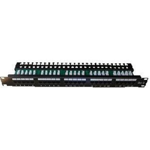 DATACOM Patch panel ISDN 25p. / 1U / Integrovaný / BLACK / 19 (5027121253)