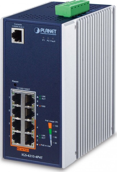 Planet IP30 Industrial L2/L4 4-Port