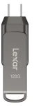 Lexar JumpDrive D400 Dual 128GB / Flash Disk / USB-A / USB-C / Rýchlosť prenosu až: 130MBs (LJDD400128G-BNQNG)