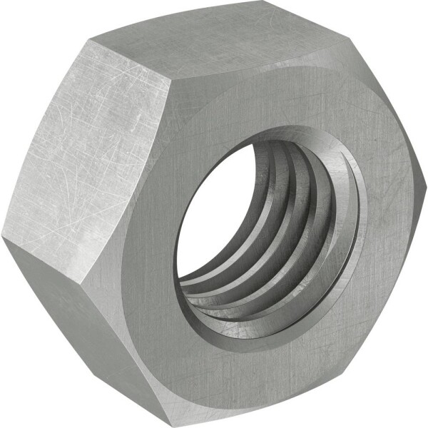 Fischer 537689 šesťhranná matica M12 ocel pozinkované žiarom 100 ks; 537689