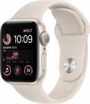 Apple Watch SE 2023 GPS 40mm Starlight Alu Sport S/M Béžový