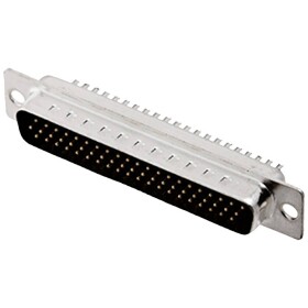 Encitech HDS-62-M-T-B-S 2101-0300-04 D-SUB kolíková lišta 180 ° Pólov: 62 spájkovaný 1 ks Tray; 2101-0300-04