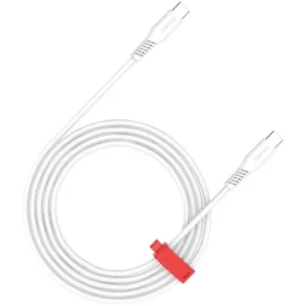 Canyon CC100SC20 biela / Kábel / USB-C - USB-C / PD 100 W / 20 Gb/s / 2 m (CNS-CC100SC20W)