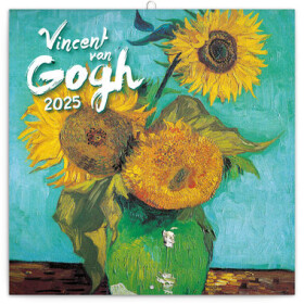 Presco Group Poznámkový kalendár Vincent van Gogh 2025 / 30 × 30 cm (PGP-33656-V)