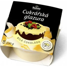 Cukrárenská glazúra biela čokoláda 200 g - Kovandovi - Kovandovi