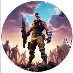 Jedlý papier „Fortnite“ — strelec, 19,5 cm - Pictu Hap