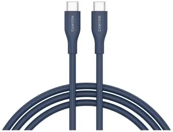 Canyon CC60SC10 modrá / Kábel USB-C / PD 60 W / 480 Mbps / 1 m (CNS-CC60SC10DB)
