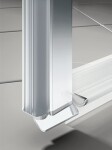 Kermi Kyvné dvere Cada XS 1WL 1000x2000 960-1010 STR.LESK číre+Clean CK1WL10020VPK