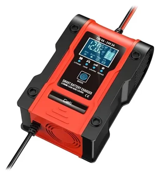 Geti GCA002 / Nabíjačka akumulátorov / 12V/24V / Pb, LiFePO4 / 6/3A (GCA002)