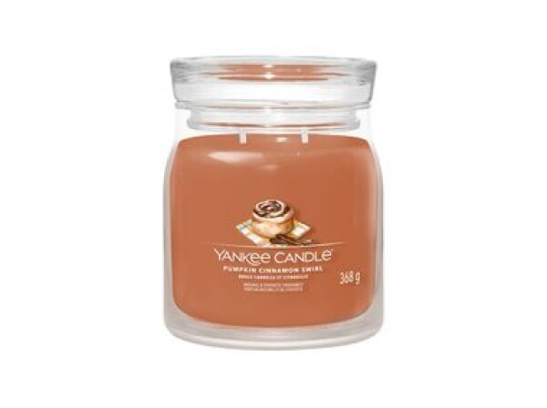 Yankee Candle Signature Pumpkin Cinnamon Swirl 368g / doba horenia až: 50 h (5038581161990)