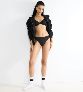 SLOGGI GO SENSE - Tanga s vysokou nohou (2 ks) - ultra mäkké a neviditeľné Sloggi BLACK M