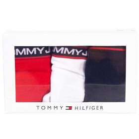 Tommy Hilfiger 3pack tangá UW0UW047090WE White/Black/Red S