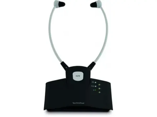 TechniSat STEREOMAN ISI 3 čierna / bezdrôtové slúchadlá / 2.4GHz / dokovacia stanica (V070O)