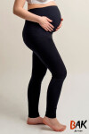 Těhotenské legíny Mama model 2597929 - BAK Barva: melanžový grafit, Velikost: XXL