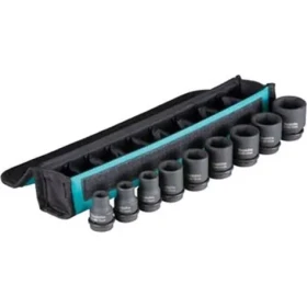 Makita E-16617 IMPACT BLACK / Sada priemyselných nástrčných hlavíc/orechov 1/2" 9ks (E-16617)