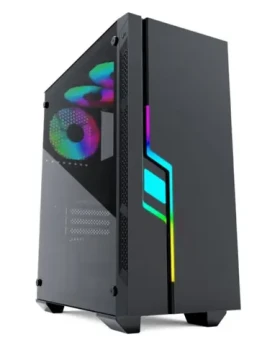 Gembird CCC-FC-2000 Fornax 2000RGB čierna / ATX / 6x 120 / 2x USB3.0 / bez zdroja / priehľadná bočnica (CCC-FC-2000)