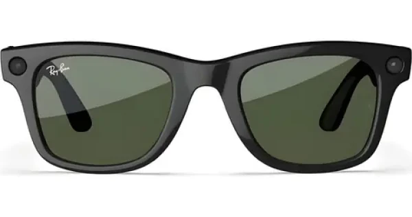 Meta Ray-Ban Gen2 Wayfarer čierna, G15 Green / Chytré okuliare / Kamera 12 MP / Video 3K / Bluetooth / Wi-Fi (RW4012 601/71 50-22)