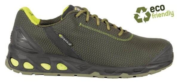 Bezpečnostná obuv Cofra HERTZ S3 SRC veľkosť 38, GREENfit, Čierna